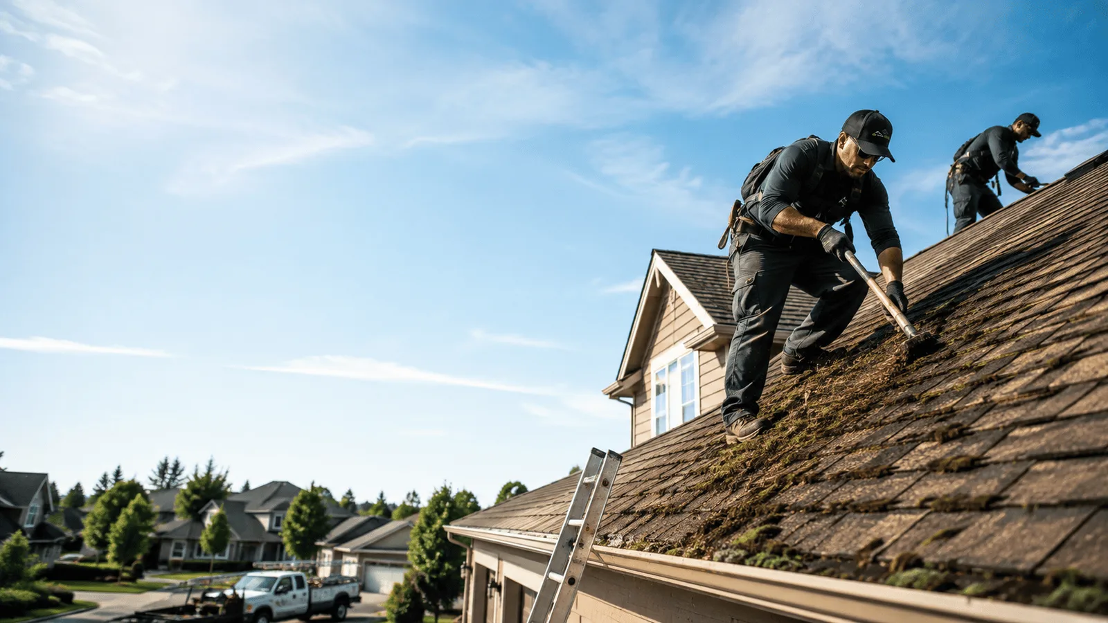 Roof Moss Removal in Bulan, KY near me